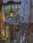 Louis Anquetin Avene de Clicky-five o-clock in the Evening oil painting picture wholesale